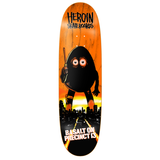 Heroin Team Basalt On Precinct 13 Egg Shaped Skateboard Deck 8.75"
