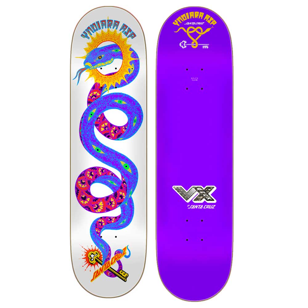Santa Cruz Asp Slither VX Twin Skateboard Deck 8.25"