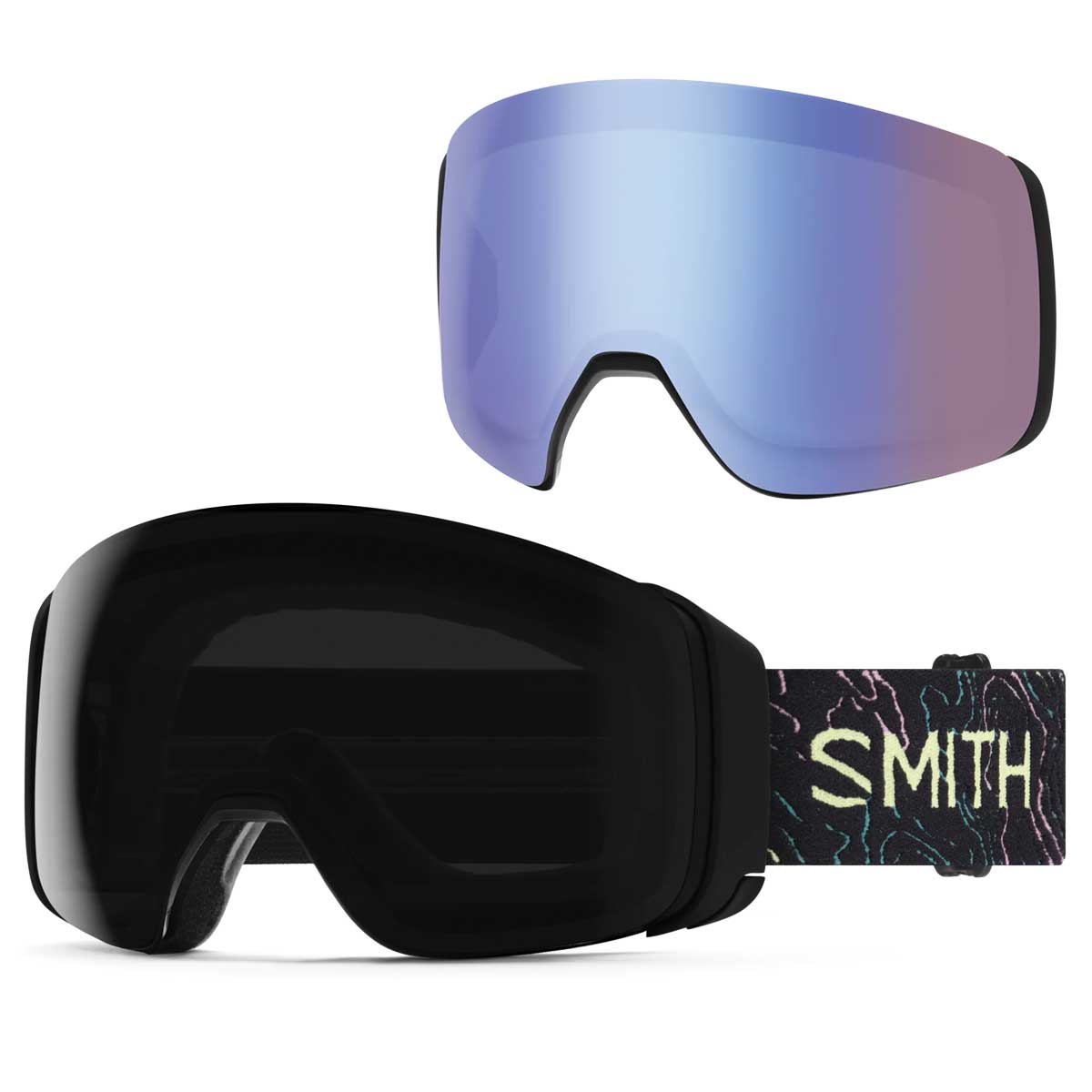 Smith 4D Mag Goggles Marion Haerty AC + ChromaPop Sun Black Lens
