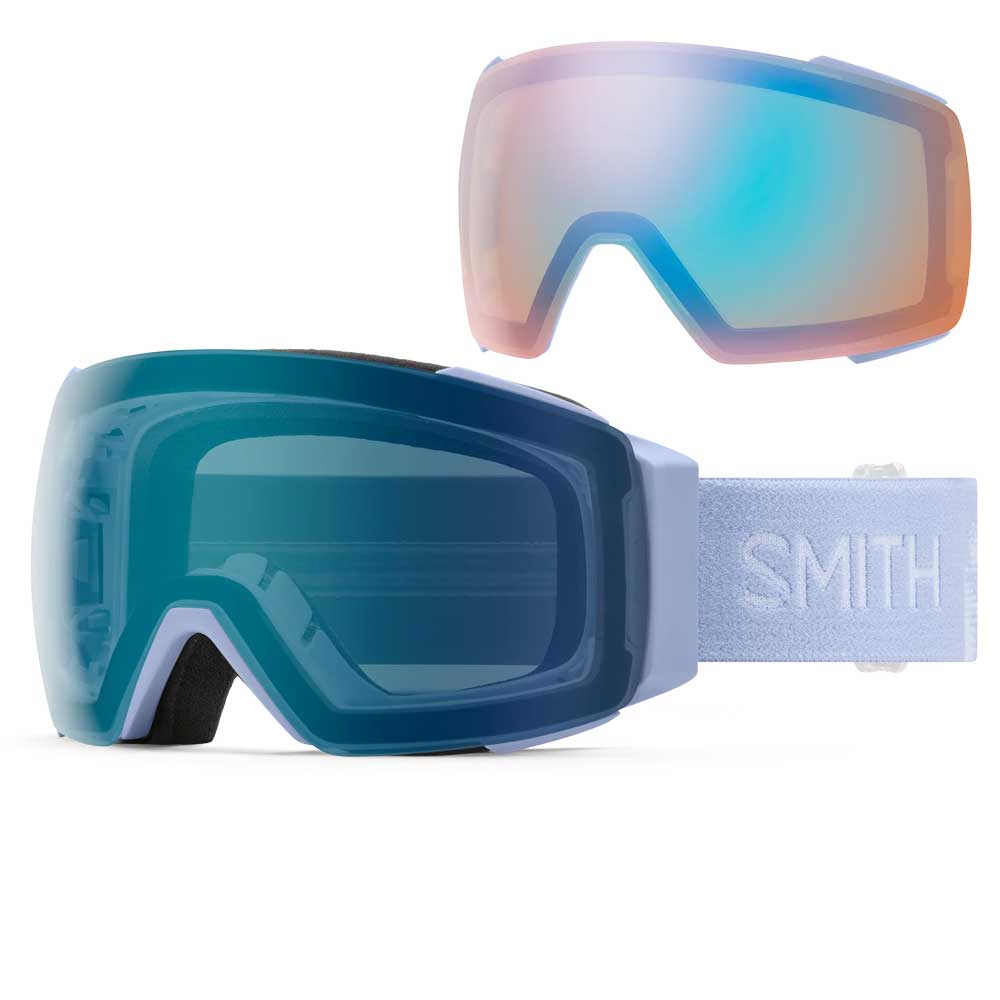 Smith I/O Mag Goggles Blue Aura with ChromaPop Everyday Blue Mirror Lens