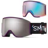 Smith Squad Mag Goggles Cherry Lacquer Phases + ChromaPop Sun Platinum Mirror Lens