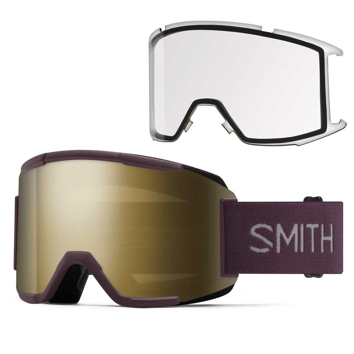 Smith Squad Goggles Mystic + ChromaPop Sun Black Gold Mirror Lens