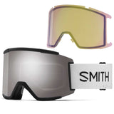 Smith Squad XL Goggles Alice Robinson AC + ChromaPop Sun Platinum Mirror