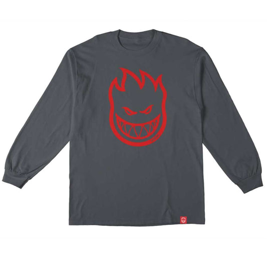 Spitfire Bighead Long Sleeve Shirt - Grey