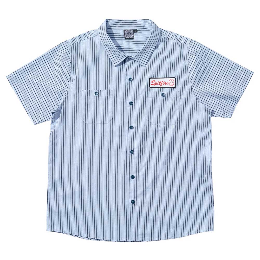 Spitfire Chrome Venom Short Sleeve Button Up Shirt