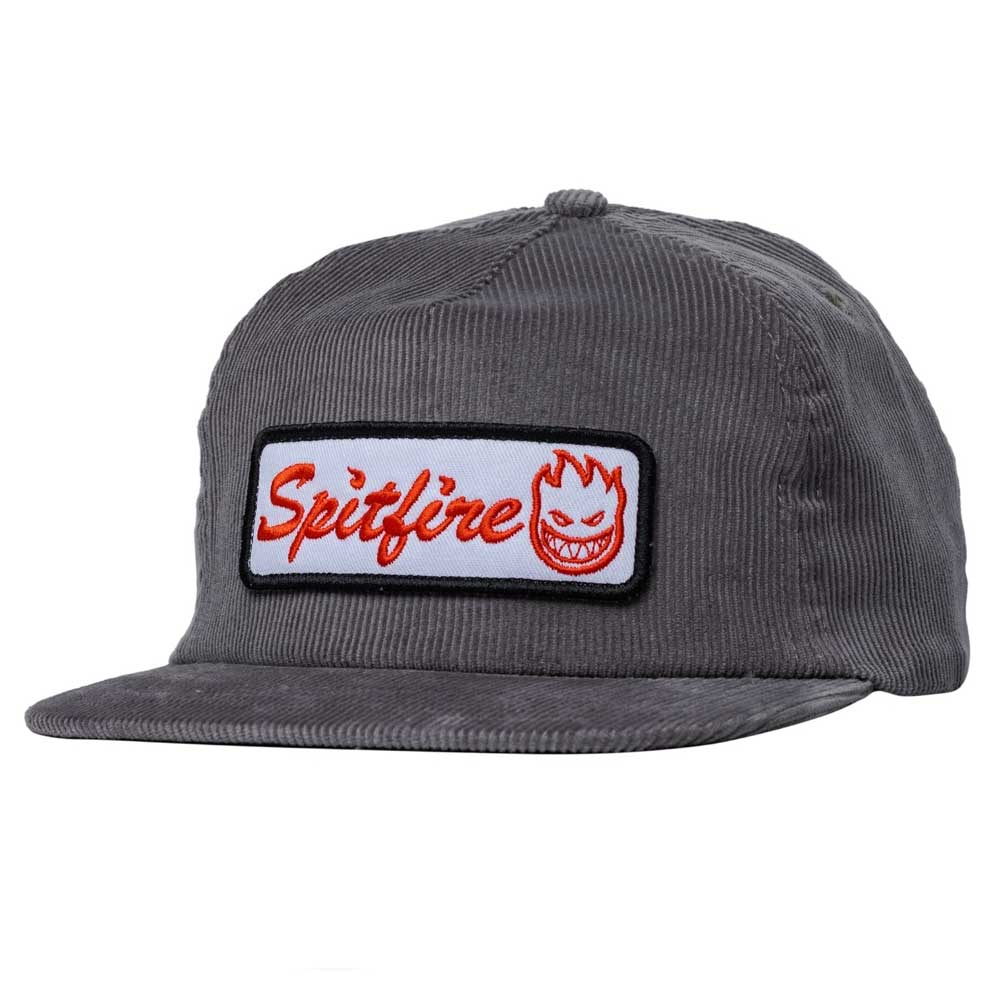 Spitfire Courier Patch Corduroy Snapback Hat