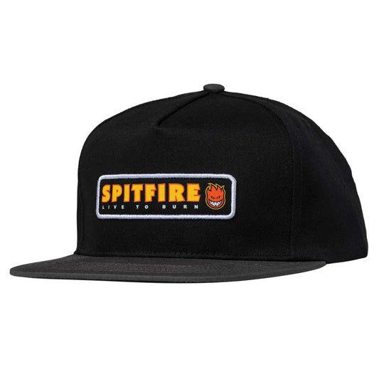 Spitfire LTB Patch Snapback Hat, Black