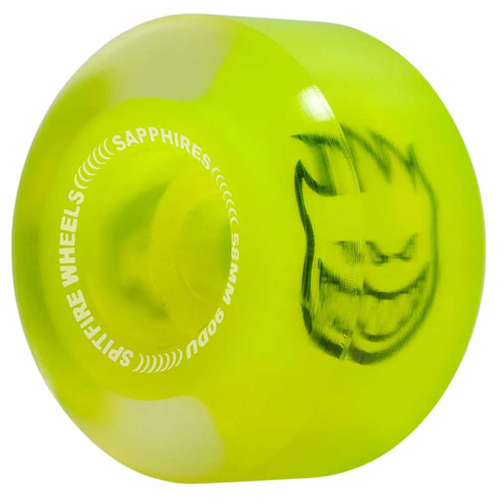 Spitfire 90 Duro Sapphire Clear Skateboard Wheels - Multiple Sizes