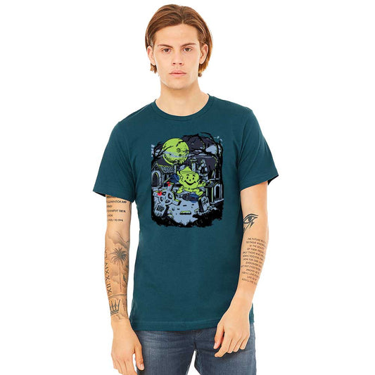 Focus Boardshop Graveyard T-Shirt - Deep Teal