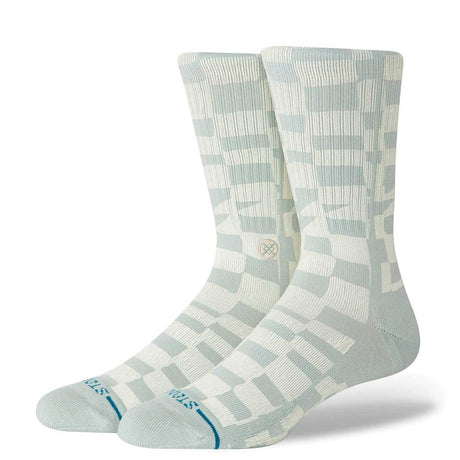 Stance Wave Check Mid Cushion Crew Socks