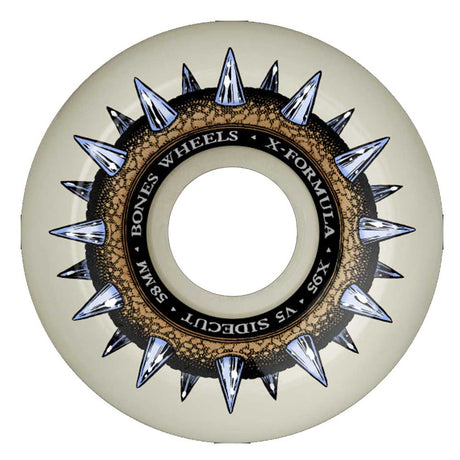 Bones 95a X-Formula Street Cleats V5 Sidecut Skateboard Wheels - Multiple Sizes