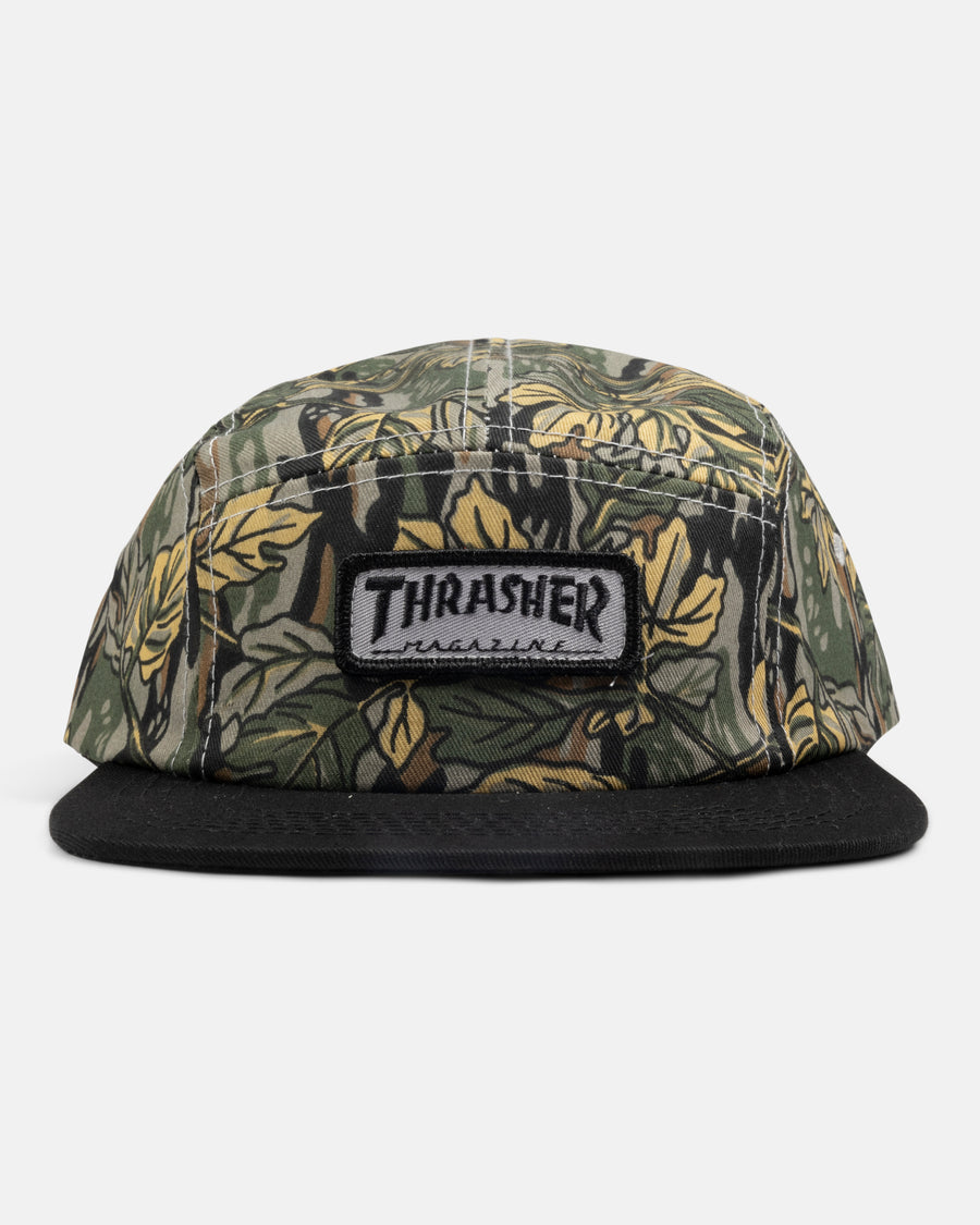 Thrasher Mag Logo Patch 5 Panel Hat Camo
