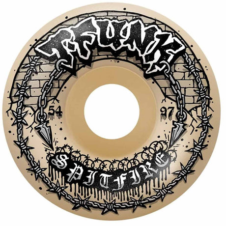 Spitfire 97a F4 Radial Full T-Funk Raw Skateboard Wheels