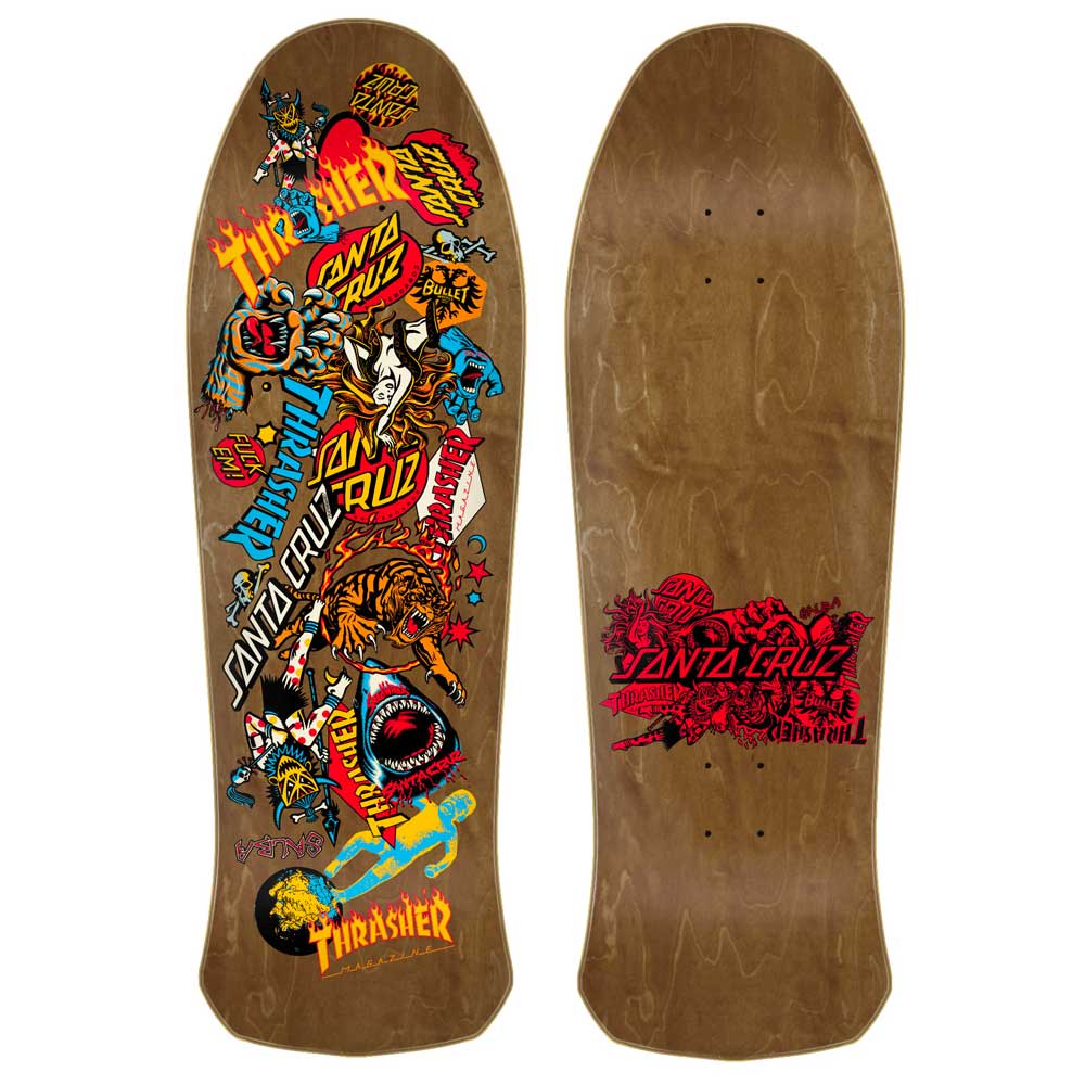 Santa Cruz Thrasher Salba Oops Skateboard Deck 10.4"