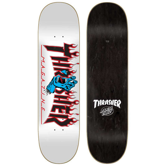 Santa Cruz Thrasher Screaming Flame Logo Skateboard Deck 8"
