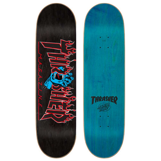 Santa Cruz Thrasher Screaming Flame Logo Skateboard Deck 8.5"