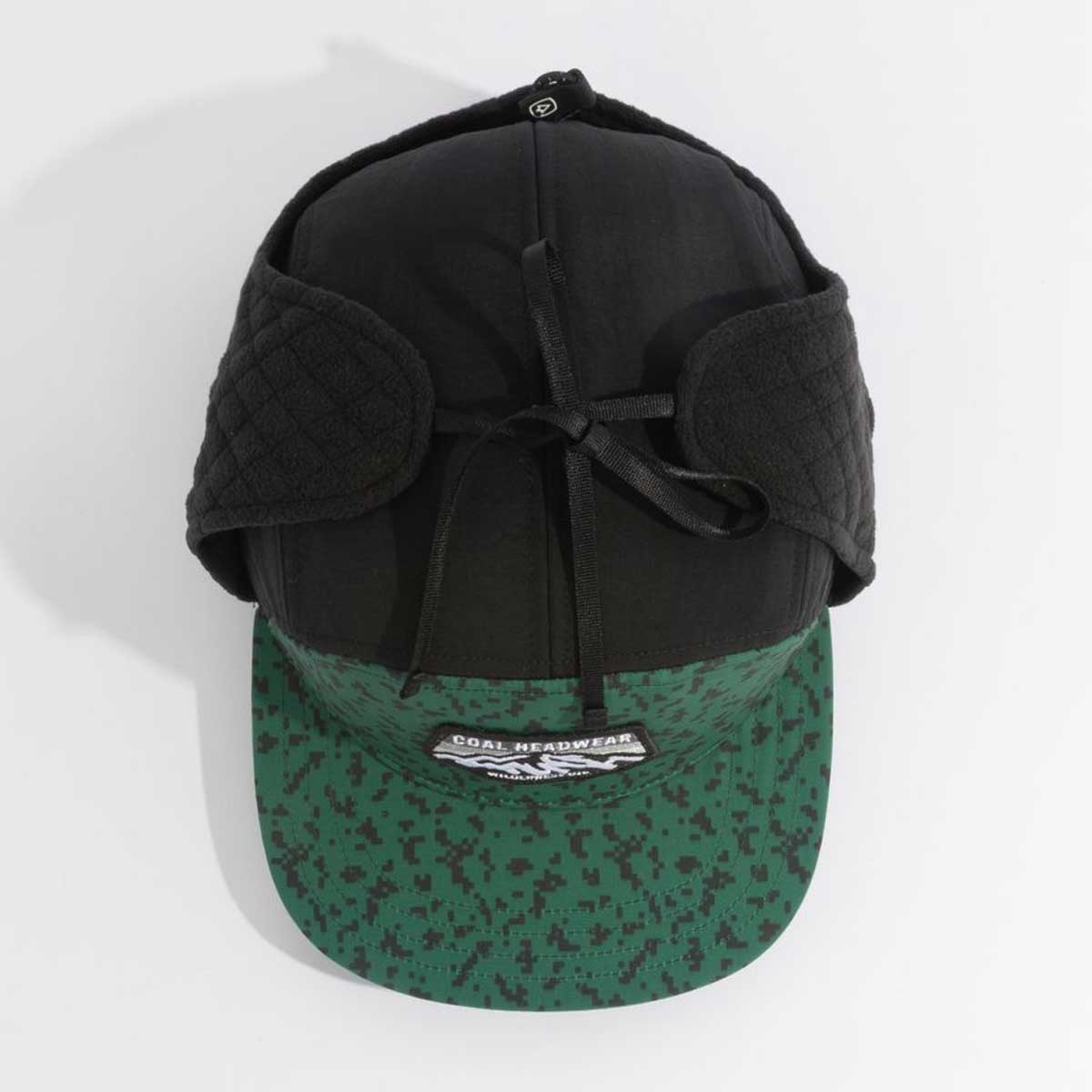 Coal Tracker Flannel Lined 5 Panel Earflap Cap