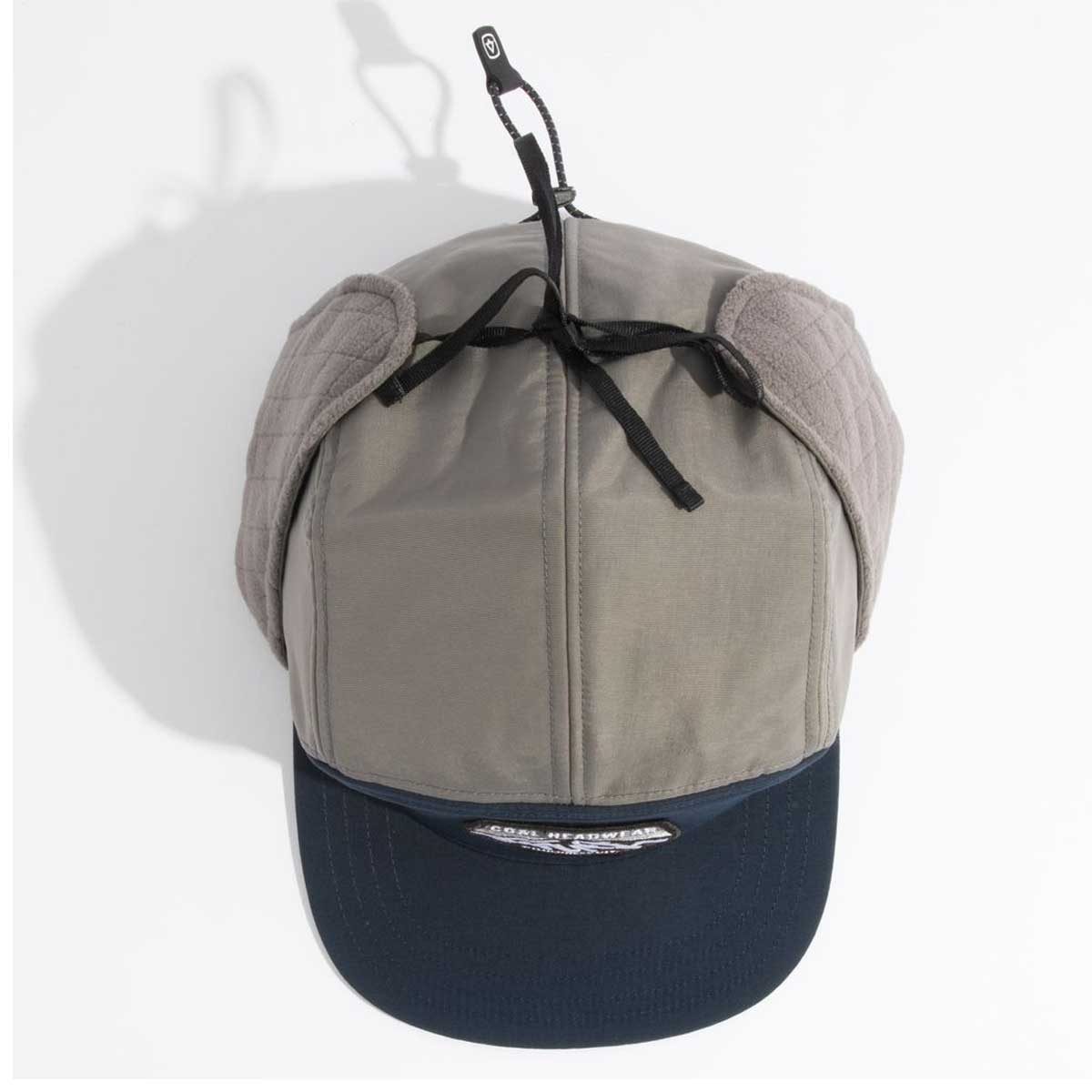 Coal Tracker Flannel Lined 5 Panel Earflap Cap