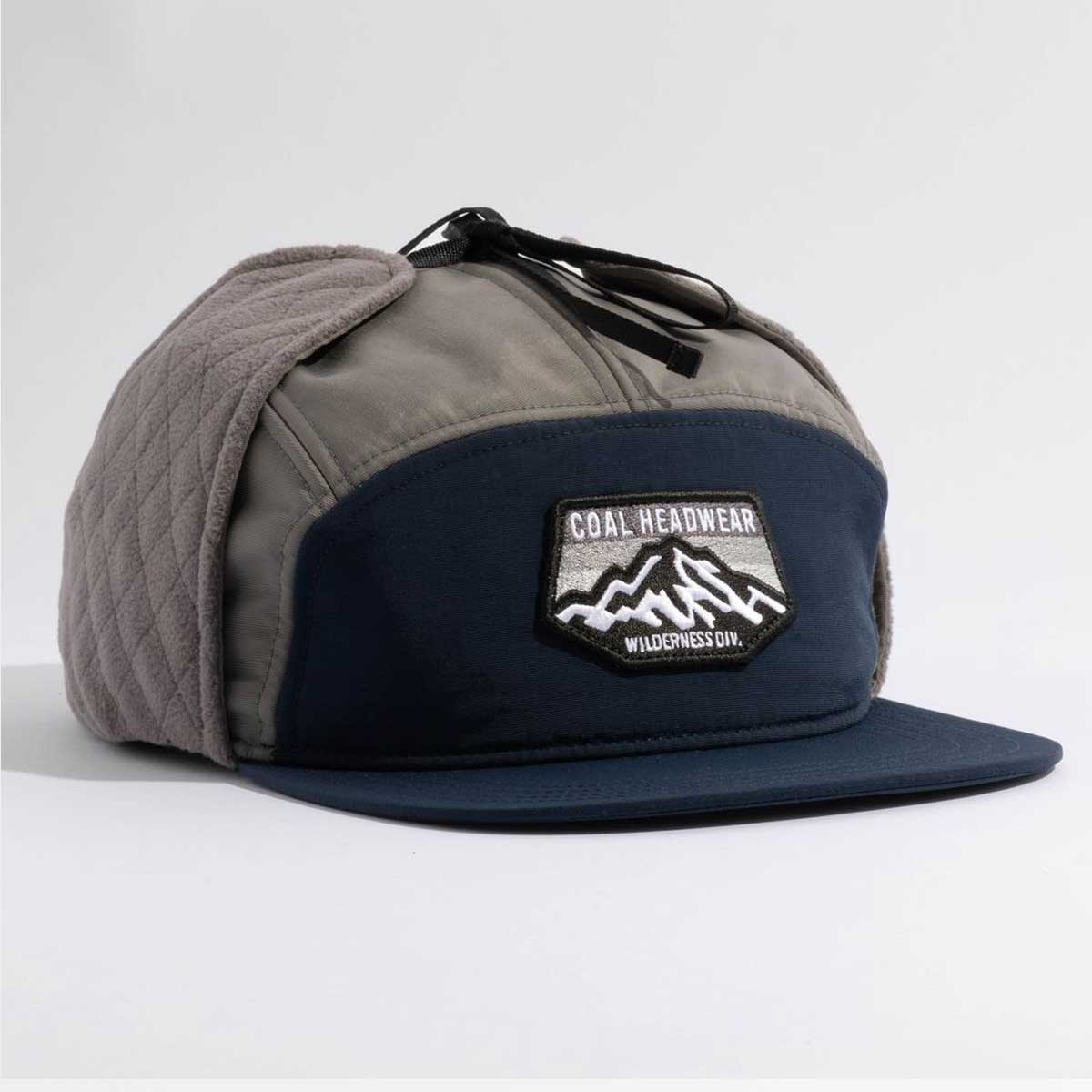 Coal Tracker Flannel Lined 5 Panel Earflap Cap