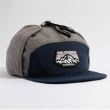 Coal Tracker Flannel Lined 5 Panel Earflap Cap