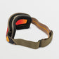 Volcom Garden Snowboard Goggles - Military Gold / Red Chrome + Bonus Yellow Lens