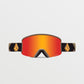 Volcom Garden Snowboard Goggles - Military Gold / Red Chrome + Bonus Yellow Lens