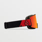 Volcom Garden Snowboard Goggles - Orange Brown / Red Chrome + Bonus Yellow Lens