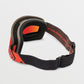 Volcom Garden Snowboard Goggles - Orange Brown / Red Chrome + Bonus Yellow Lens