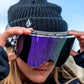 Volcom Odyssey Snowboard Goggles - Op Art / Purple Chrome + Bonus Yellow Lens