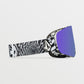 Volcom Odyssey Snowboard Goggles - Op Art / Purple Chrome + Bonus Yellow Lens