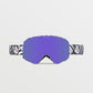 Volcom Odyssey Snowboard Goggles - Op Art / Purple Chrome + Bonus Yellow Lens