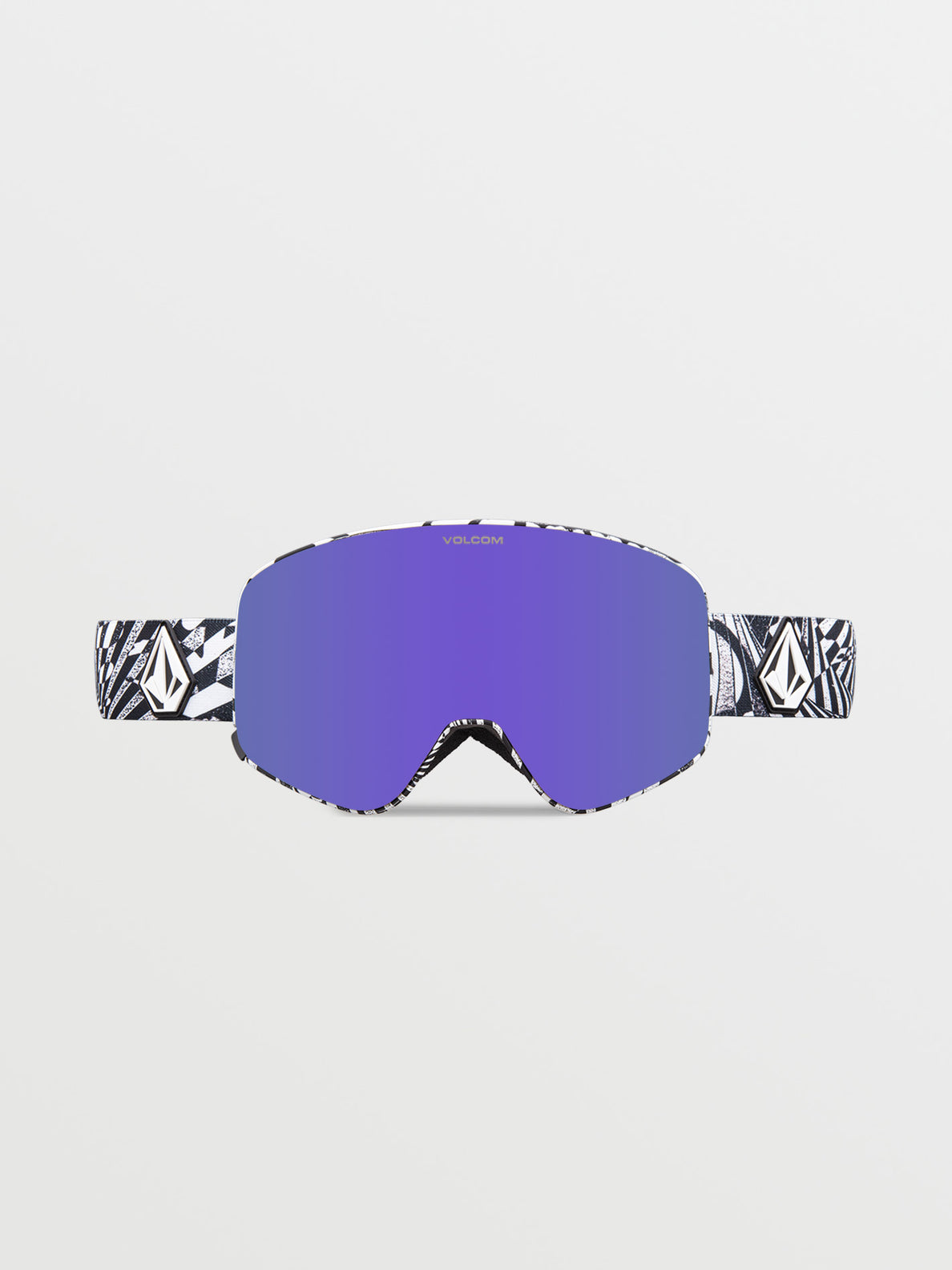 Volcom Odyssey Snowboard Goggles - Op Art / Purple Chrome + Bonus Yellow Lens