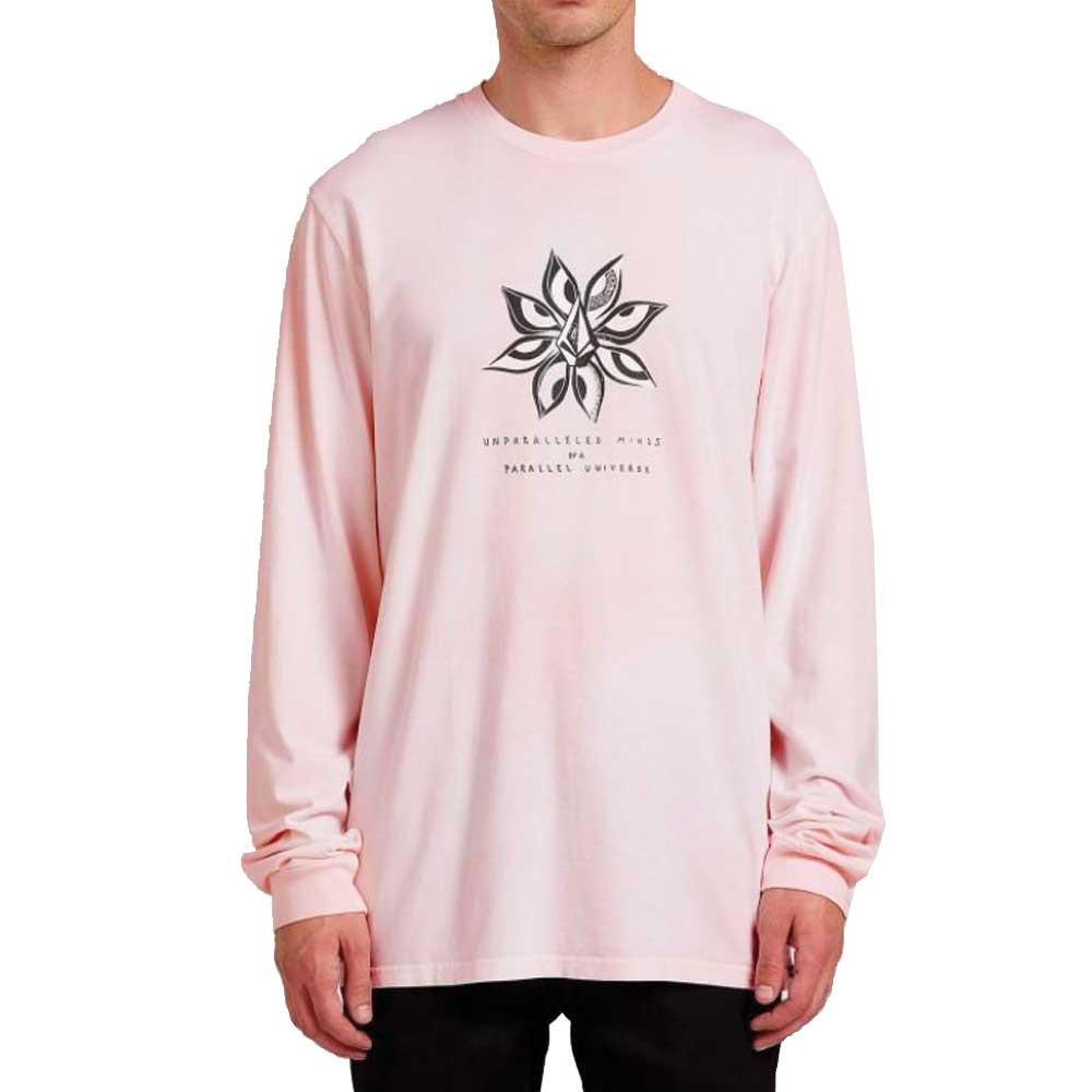 Volcom Burch Longsleeve T-Shirt - Salty Pink