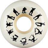 Bones 95a X-Formula P-Rod Pro Heel V5 Sidecut Skateboard Wheels