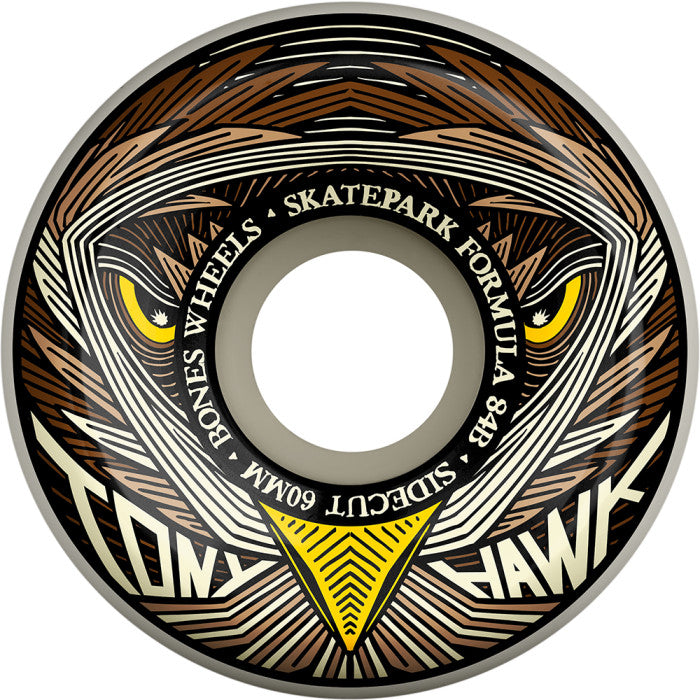 Bones Pro SPF Night Hawk Sidecut 84B P5 Skateboard Wheels - 60mm