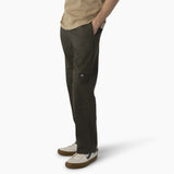 Dickies Loose Fit Double Knee Work Pants - Olive Green