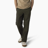 Dickies Loose Fit Double Knee Work Pants - Olive Green