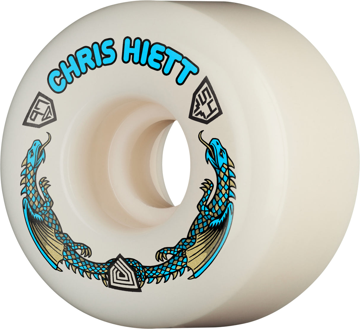 Powell Peralta 97a Dragon Formula Blue Chris Hiett Skateboard Wheels