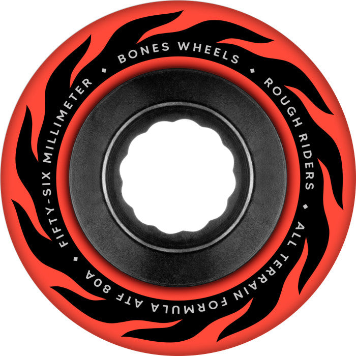 Bones 80a ATF Rough Riders Eternal Flame Skateboard Wheels - Multiple Sizes