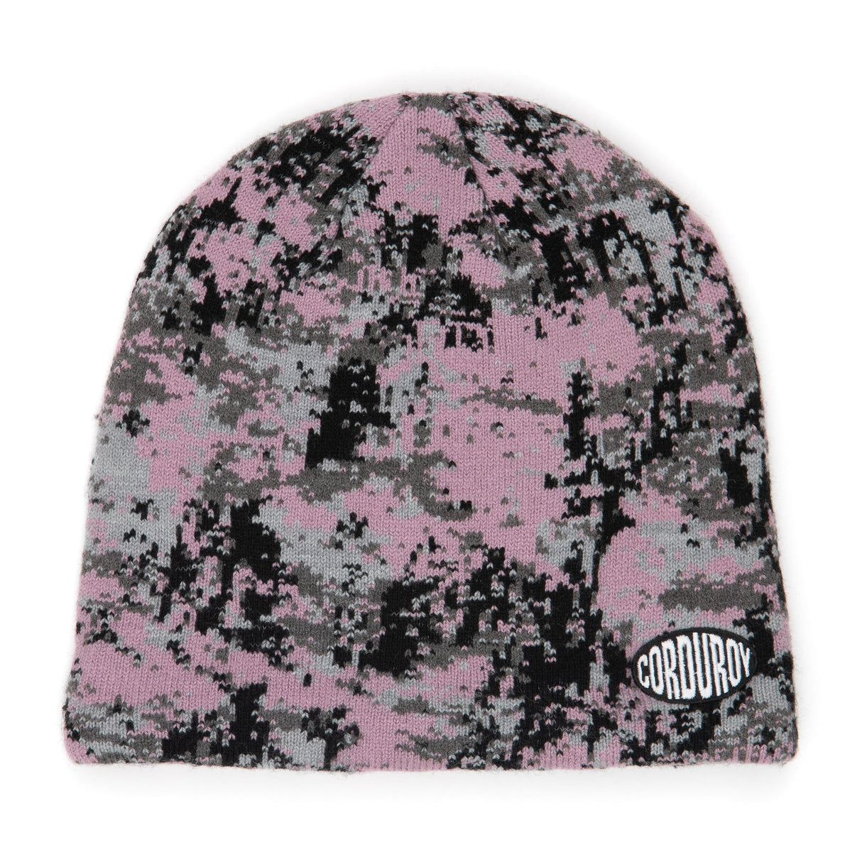 Corduroy Wasteland Skully Beanie - Purple