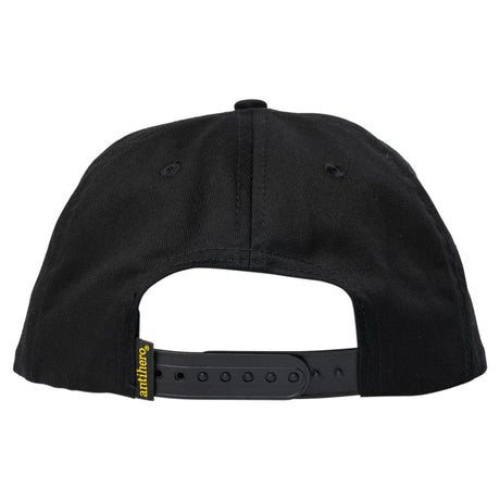 Anti Hero Eagle Round Snapback Hat - Black/Charcoal