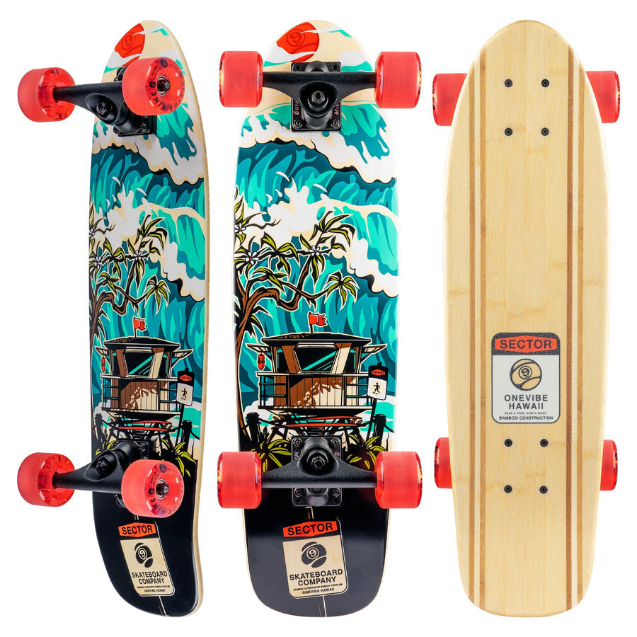 Sector Nine Bambino Shorebreak Cruiser Skateboard Complete