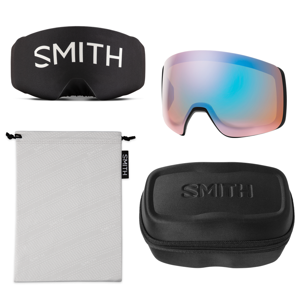 Smith 4D Mag XL Goggles Black + ChromaPop Sun Black Lens