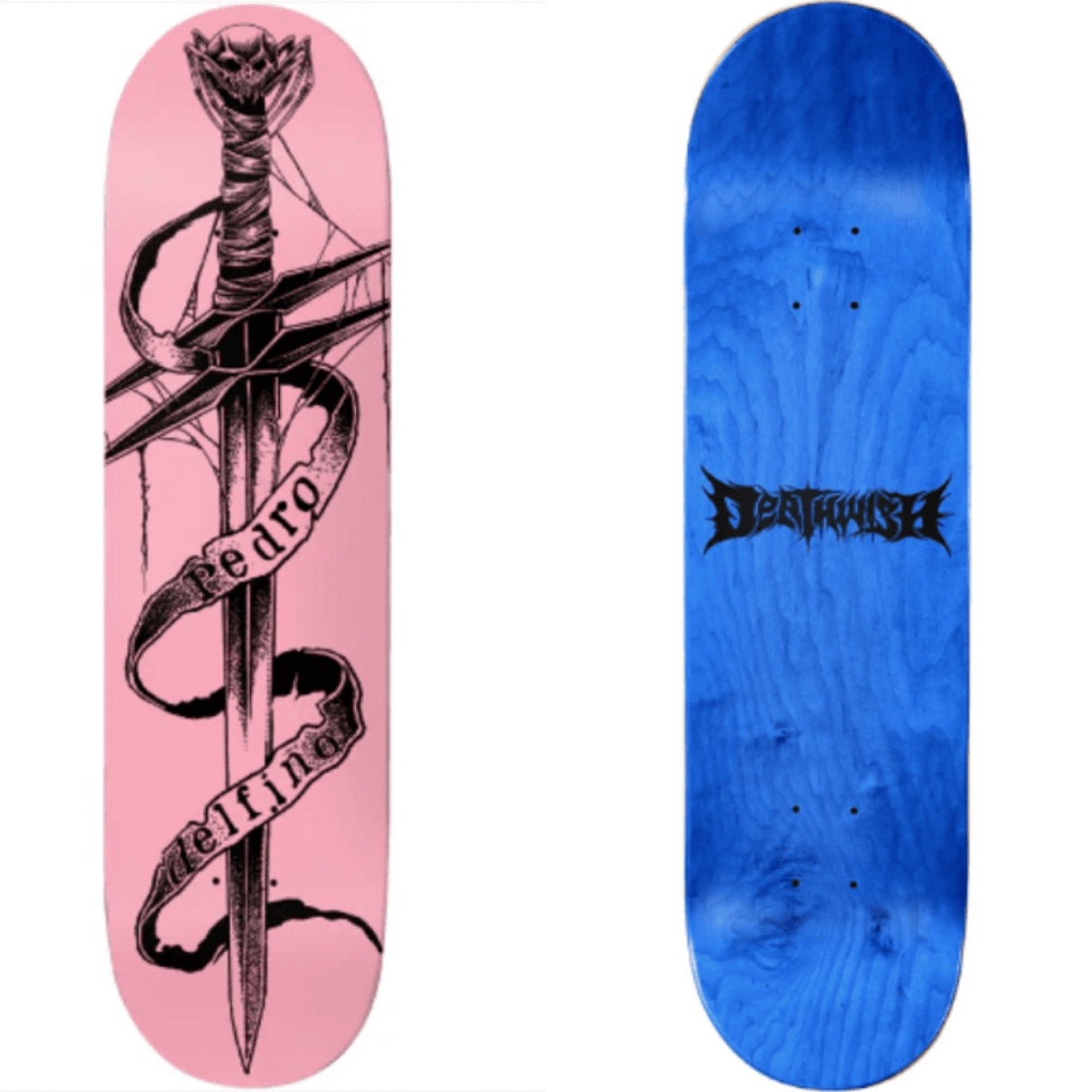 Deathwish Pedro Delfino Rosefyre Skateboard Deck 8.5"