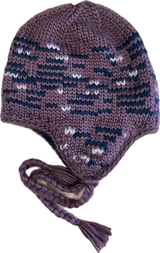 Coal Dori Earflap Beanie - Burgundy Multi