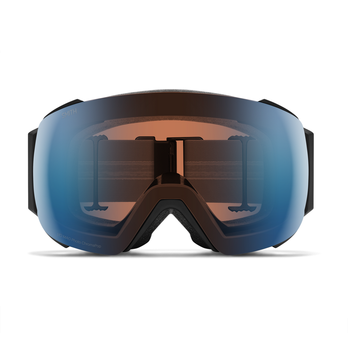 Smith I/O Mag Goggles Black with ChromaPop Pro Photochromic Blue Mirror Lens