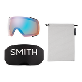 Smith I/O Mag Goggles Black with ChromaPop Pro Photochromic Blue Mirror Lens