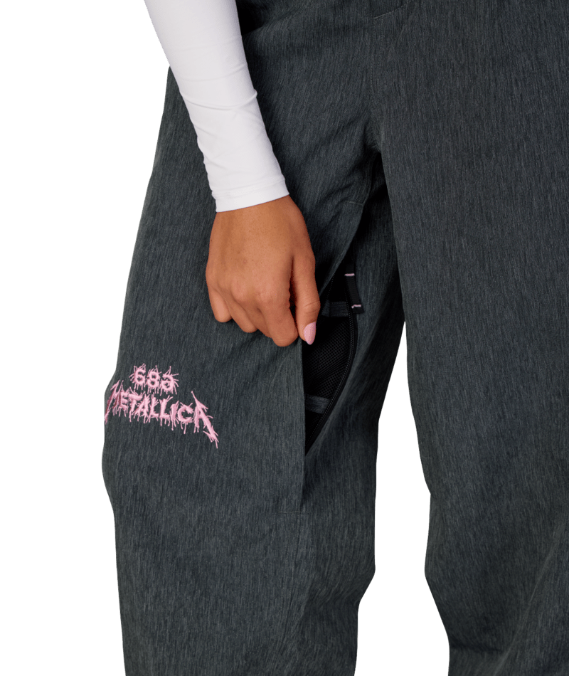 686 Women's Metallica Burning Skull Shell Pant - 2027