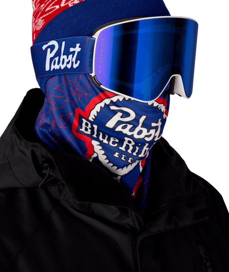 686 Smarty Magnetic PBR Snow Goggles White Frame / Navy Mirror Lens with bonus solar mirror lens - 2027