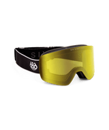 608 Foundation Snow Goggles Black Frame / Amber Lens - 2027